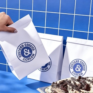 ถุงกระดาษใส่อาหารกันน้ำมันพิมพ์โลโก้ตามสั่ง สำหรับเบอร์เกอร์คิง - Product Image 3