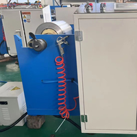 Machine à rembobiner les rouleaux de papier aluminium semi-automatique LKSR-450 Chine 450m/min pour système d'emballage de livraison alimentaire