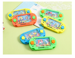 Máquina de juego de anillo de agua, juego de agua de lanzamiento de anillo de plástico portátil tradicional nostálgico clásico infantil - Product Image 6