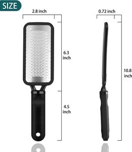 Râpe à pieds professionnelle géante en acier inoxydable pour éliminer les callosités, outil de spa, accessoires de soin des pieds en plastique, beauté et soins personnels - Product Image 4
