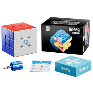 Nuevo Cubo Magnético <span class=keywords><strong>MOYU</strong></span> <span class=keywords><strong>Meilong</strong></span> 3M V2 Versión Tela Mágica 3x3, Cubo de Velocidad Magnético Profesional, Rompecabezas de Velocidad, Juguetes Antiestrés - Product Image 1