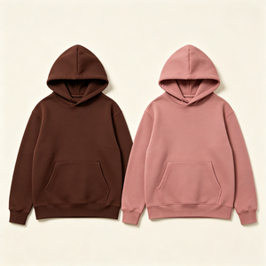 High Quality Custom Logo <b>Men</b> Blank Hooded <b>Sweatshirt</b> Soft Pullover Hoodie For Brand Promotion Bulk Purchase - Product Image 1