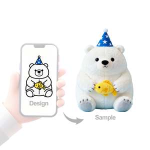 Orsetto Bianco di Peluche Personalizzato CPC, Imbottito in Cotone PP, Alta Qualità, Antistress, dal Produttore - Product Image 3
