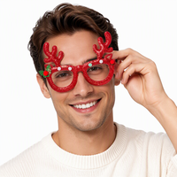 Accessoires de photomaton de Noël 2027, lunettes de Père Noël, bonhomme de neige, sapin, lunettes de fête pour enfants et adultes