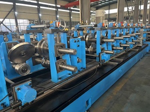 Automatische Stahl-<span class=keywords><strong>C</strong></span>-M-Pfetten-Rollformmaschine zur Dachziegelherstellung mit SPS-Steuerung und 15-25 m/min Formgeschwindigkeit - Product Image 6