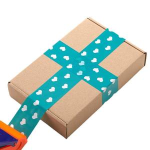 Venta al por mayor corazón impreso 100M fuerte adhesivo BOPP regalo cinta de embalaje decoración para el Día de la madre/padre Vacaciones de San Valentín - Product Image 4