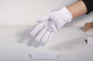 Guantes de ceremonia, 2 pares de guantes de algodón blanco de primera calidad para bodas, fiestas, eventos formales, uniformes, accesorios para vestidos de actuación - Product Image 2