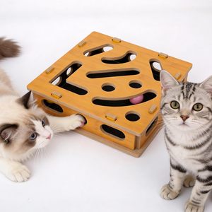 Lime à ongles pour chat, boîte de protection des griffes avec papier de verre remplaçable, soin des ongles sans stress, griffoir interactif en forme de labyrinthe - Product Image 1