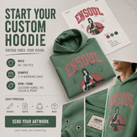 Sweat à capuche graphique personnalisé délavé à l'acide, coupe oversize à épaules tombantes, imprimé et brodé pour homme – Du pack technique au produit fini