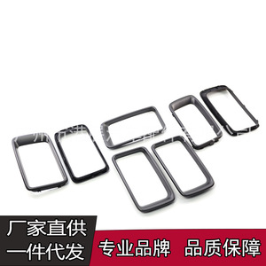 Jeep Grand Cherokee Grille Trim Cover 68143073AC <b>ABS</b> Plastic Clip On Bumper Accessory 2014-2016 - Product Image 1