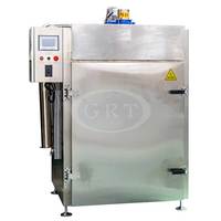 Machine à fumer automatique électrique à fumée chaude et froide pour viande (porc, saumon, dinde) et saucisses, Chine