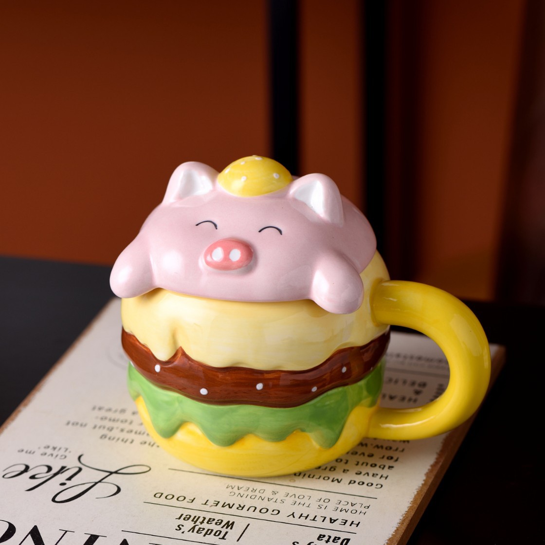 Cochon rose