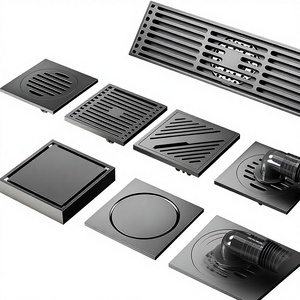 Siphon de sol de salle de bain en acier inoxydable 304 OEM, à haut débit et étanchéité à l'eau, pour hôtels et usage double (lavage) |   Accessoires de salle de bain - Product Image 1