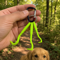 Kit de Luxe 3-en-1 Écologique pour l'Élimination des Tiques chez les Chiens et les Chats - Ensemble d'Outils Sûrs pour l'Élimination des Puces et des Tiques