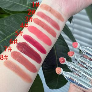 Lipstik <span class=keywords><strong>Matte</strong></span> Vegan Bebas Kekejaman Hewan 2026 Luxury Silver Tube Private Label Custom Logo Tahan Air Tahan Lama Velvet <span class=keywords><strong>Lip</strong></span> <span class=keywords><strong>Gloss</strong></span> - Product Image 6