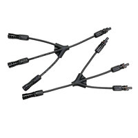 IP68 PPO 1500V 30A connecteur de branche solaire PV branche solaire T connecteur fournisseurs 2/3/4 en 1 fournisseurs de connecteurs solaires à branche en Y