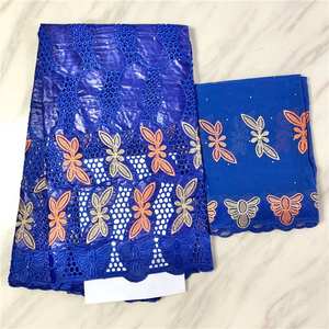 <span class=keywords><strong>Bazin</strong></span> riche africain brodé en maille, dentelle, dernière collection, AF71291 - Product Image 4