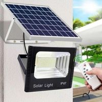 Projecteur Solaire LED 1000W Étanche IP67 pour Usage Routier avec Options 100W-500W, Angle de Faisceau 120°, 2000lm Haute Efficacité