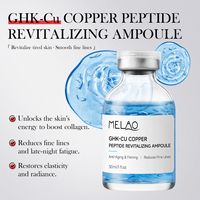 Ampoule de soin de la peau professionnelle, sérum au collagène, acide kojique, PDRN, peptide de cuivre, réparateur, éclaircissant, apaisant, sérum pour le visage en ampoule