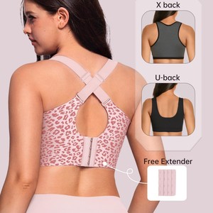 <span class=keywords><strong>Reggiseno</strong></span> Seamless BH in Gelatina, Modello <span class=keywords><strong>Leopardato</strong></span> con Spalline Larghe, Disponibile in Taglie Plus, OEM ODM Pronto per la Spedizione - Product Image 3