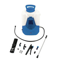 Pulvérisateur de jardin électrique 12 litres, pulvérisateur à batterie 18V, pulvérisateur à dos pour désherbage, outil nu avec 3 buses