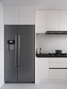 Gabinete de cocina lacado personalizado automático moderno gabinetes de cocina para Villa