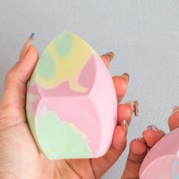 Éponges de beauté extra larges pour maquillage, utilisation sèche et humide pour fard à joues, crème, fond de teint liquide, houppette pour outil cosmétique