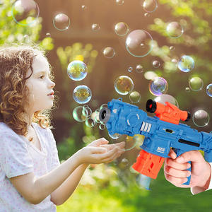 Pistola de Burbujas Bazooka Automática 2 en 1 con Función de Proyección, Luces y Música para Regalo de Fiesta para Niños - Product Image 4