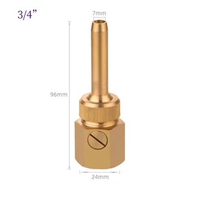 Fontana a corona per piscina con ugello dritto in ottone da 1/2 pollice e valvola, modello 065, per fattorie, terreni agricoli e giardini, spedizione diretta - Product Image 6