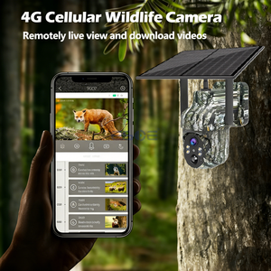 Cámara de Vigilancia para Exteriores con Energía Solar, Impermeable, WiFi, 3MP4MP, para Monitoreo de Fauna Silvestre, Caza, Exploración, con Infrarrojos - Product Image 5