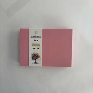Carte postale en papier <span class=keywords><strong>aquarelle</strong></span> en coton personnalisée Daqian, papier cartonné blanc vierge, reliure parfaite, couverture rigide, en cadeau - Product Image 1