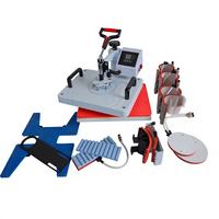 Presse à Chaud Combinée 15-en-1 38cm (12x15 Pouces) à Rotation 360 Degrés pour Personnalisation de Vêtements, Tasses, Casquettes, Assiettes, Ballons – Outil d'Impression par Sublimation