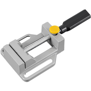 Aluminum Alloy <b>Bench</b> Vise Smooth Jaw 230-300mm <b>Plastic</b> Handle Stationary Base Diy Use - Product Image 1
