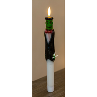 Nuevas Velas LED de Halloween con Forma de Calavera y Fantasma, Llama de Bala, Luz Blanca Cálida, Clasificación IP20, Funciona con 2 Pilas AAA