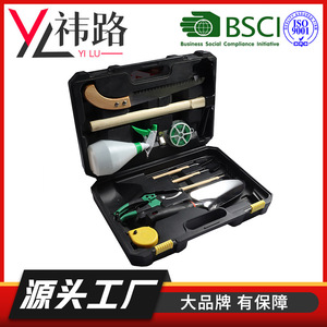 Ensemble d'outils de jardin 10 pièces en acier inoxydable, bêches, sécateurs, cisailles pour la plantation, l'entretien des fleurs et des légumes - Product Image 5