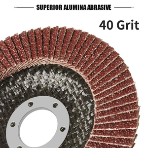 Spese di magazzino locali in 24 ore USA 10 pezzi da 4,5 pollici disco con aletta in ossido di alluminio da 40 120 smerigliatrice smerigliatrice - Product Image 3