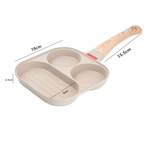 Trứng Pancake Pan không dính không độc tính nhà máy bán buôn 4 cup Frying Pan nhà nấu ăn bánh hamburger Pancakes Pan - Product Image 5