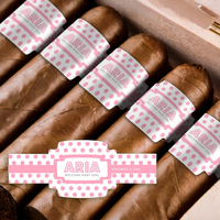 Autocollants pour anneaux de cigares, impression personnalisée, étiquettes adhésives pour emballages de cigares, accessoires recyclés avec logo doré à gratter