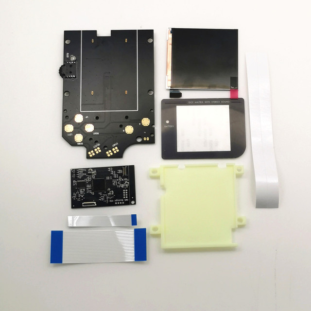 with IPS LCD Screen Kits for GB DMG High Light IPS LCD Kits with Shell Case for  GB Console