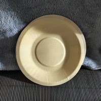 Assiettes rondes jetables en feuille de palmier, biodégradables, 16 cm, marque Huipeng, personnalisables avec emballage et logo sur mesure