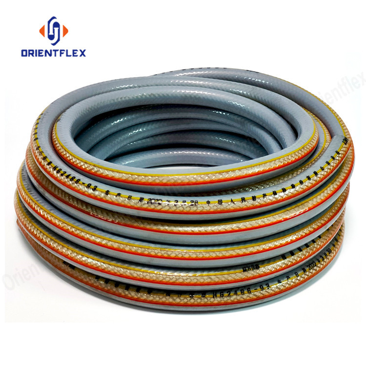 PLAFOPE 5/8" Thread Argon Gas Cylinder Transfer Hose With 3000psi Gauge – Braided Stainless Steel, Flexible Welding Gas Line