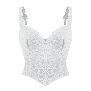 توب نسائي ضيق لتنحيف الخصر، كورسيه مثير بحمالات رفيعة، بدون أكمام، تصميم كلاسيكي للشارع، سترة بدون حمالات - Product Image 2