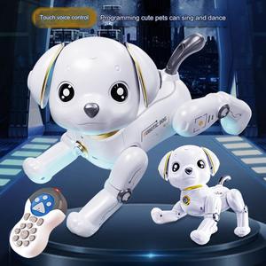 Toque Sensível Caminhada e Dança Eletrônica Pet Controle Remoto Programação Inteligente Brinquedo Do Cão Mecânico - Product Image 3