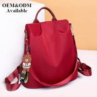 Sac à dos de voyage en toile PU de luxe 2026, Nouvelle Arrivée, Style Coréen Tendance, Sac à dos Décontracté pour Femme, Sac d'école