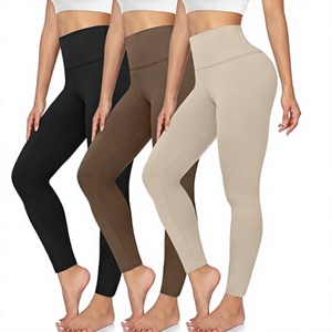 Leggings pour femmes grandes tailles, épaissis, gainants, culotte sculptante, rehausseur de fesses, taille haute, triangle, silicone, antibactérien, vintage 6 - Product Image 3