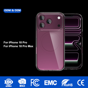 เคสโทรศัพท์ใสกันกระแทก Laudtec Magnetic Clear ป้องกันเหลือง สำหรับ iPhone 18/18 Pro/18 Pro Max รองรับ OEM/ODM - Product Image 1