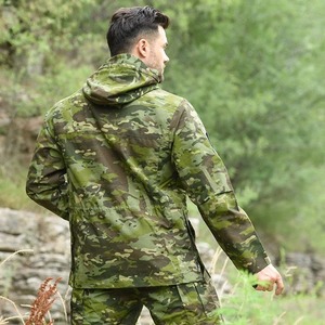 Vente en gros M65 vestes tactiques de camouflage pour hommes imperméable <span class=keywords><strong>pilote</strong></span> de vol <span class=keywords><strong>chasse</strong></span> coupe-vent manteaux à capuche multi-poches toile - Product Image 5