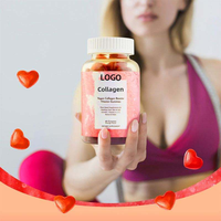 Complément alimentaire Santé : Gommes de collagène pour la peau, la croissance des cheveux et des ongles chez la femme, avec biotine, vitamines C et E