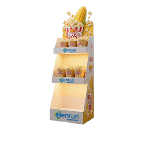 Convenient Foldable Corrugated Cardboard Stackable Pallet Retail Display Rack Customizable Color for Store Advertising Promotion - Product Image 4