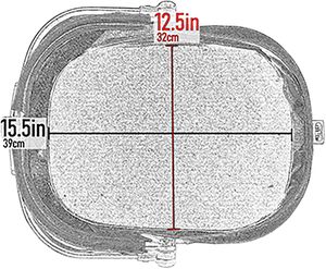 Siège de voiture étanche pour animaux de compagnie pour petits chiens chats bouton poussoir entrée mousse à mémoire de forme épaissie remplissage transporteur de voyage pour animaux de compagnie - Product Image 2